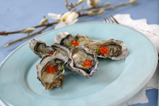 Champagne Oysters with Tarragon