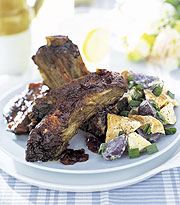 Barbecued Beef Ribs