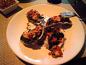 Baked Oysters with Egg