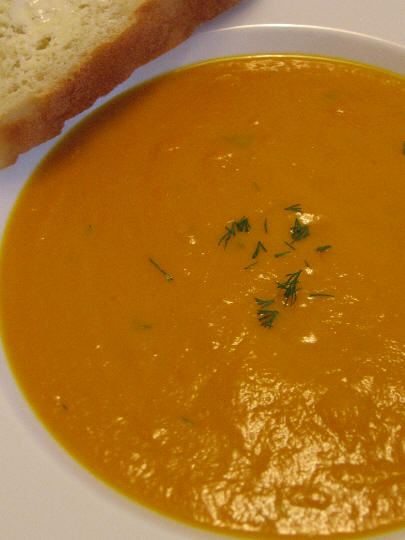 Sweet Potato Soup to Comfort Your Soul