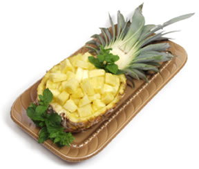 scalloped pineapple