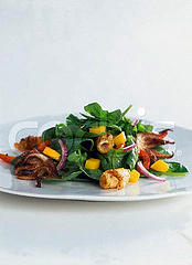 Grilled Squid and Mango Salad