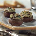 Stuffed Mushrooms with Crabmeat and Dill