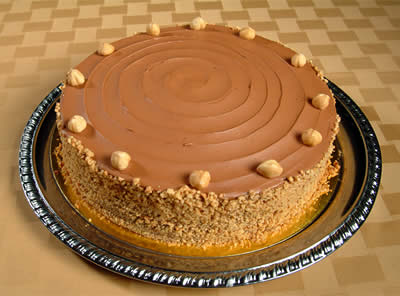 French Chocolate Hazelnut Cake