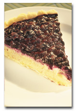Blueberry Custard Pie