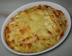 Baked Orzo with Seafood and Feta