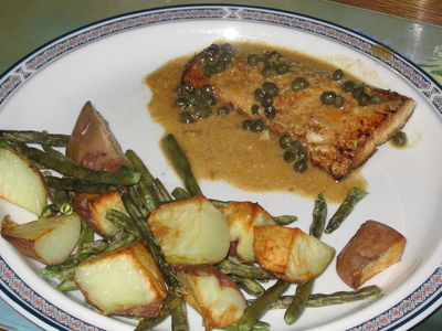 Fillets with Caper Sauce