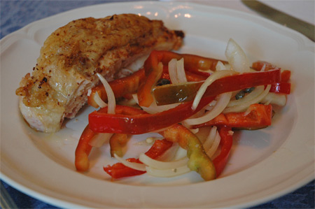 Chicken with Bell Peppers